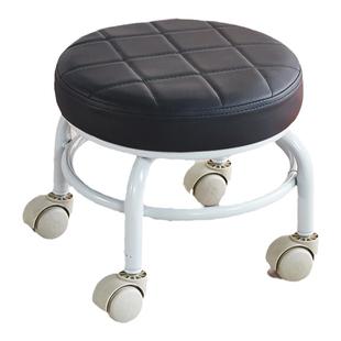 万向轮小矮凳旋转擦地矮凳美甲修脚凳儿童滑轮凳多功能每逢圆凳软