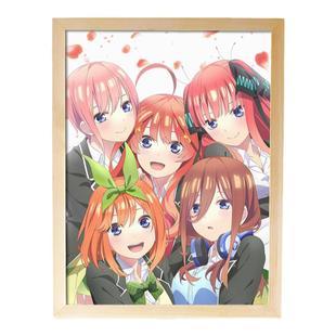 五等分的花嫁新娘 周边 中野一花二乃三玖四叶五月 海报挂画挂件