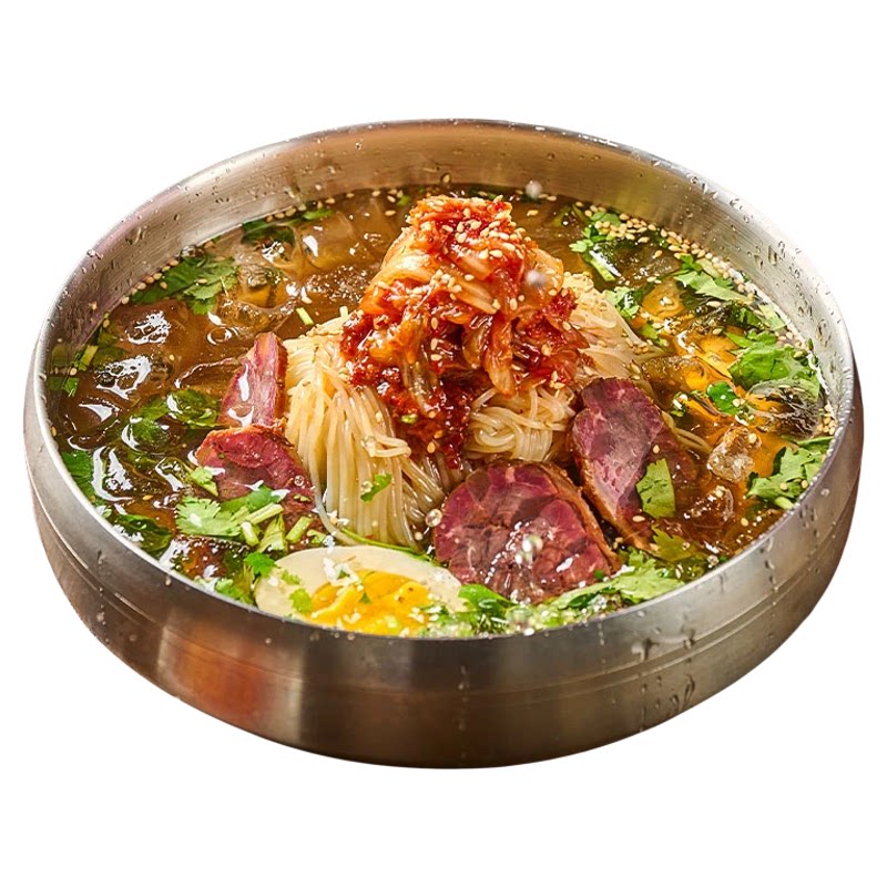 「闫妈家」尝鲜东北大冷面酸甜口韩式风味现压辣椒酱冷面夜宵速食