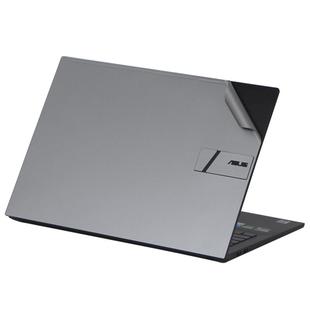 适用华硕灵耀pro16笔记本外壳贴纸膜16寸M7600Q贴纸M3400QA锐龙版外壳无畏15机身磨砂黑电脑贴膜不留胶保护膜