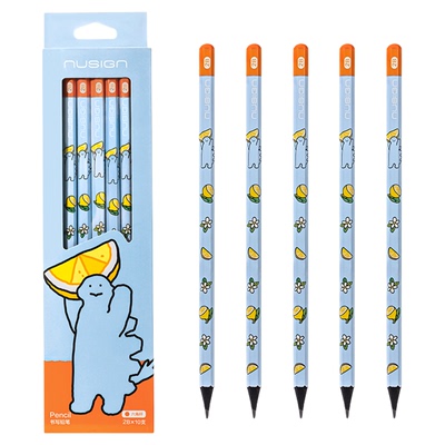 纽赛乔古漫联名六角黑木书写铅笔