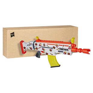 NERF热火堡垒之夜Fortnite AR白色电动软弹发射器橙机儿童玩具枪