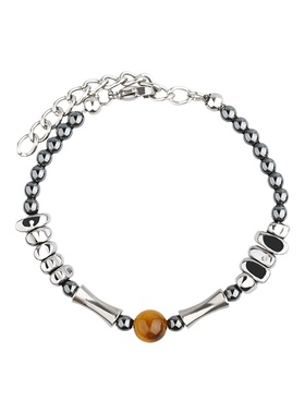 虎眼碎银子串珠拼接手链