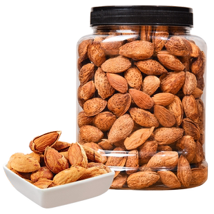 巴旦木500g奶香薄皮手剥杏仁扁桃仁奶油巴坦木坚果孕妇干果零食