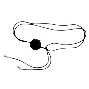 设计感花朵腰带配饰女配裙子毛衣打结腰绳装饰连衣裙皮绳2025新款