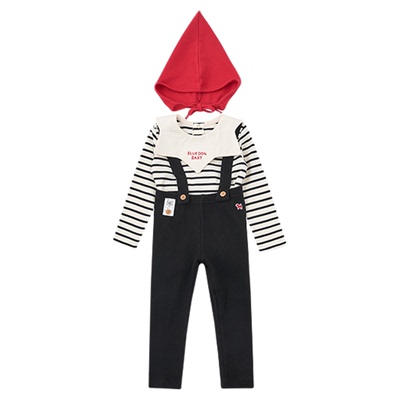 BLUEDOG25FW圣诞礼帽背带套装