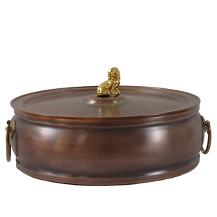 铜锅火锅电磁炉铜火锅特厚纯紫铜火锅炉老北京铜锅涮羊肉鸳鸯家用