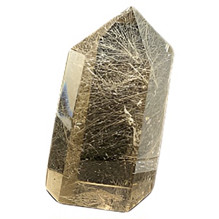 多款 天然发晶柱摆件 水晶柱原石打磨 金发晶铜发晶黑发晶单尖柱