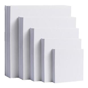 正方形白卡纸幼儿园儿童彩铅马克笔手绘纸禅绕画10CM15CM20cm25cm小学生美术专用白色卡纸识字卡单词卡小卡纸