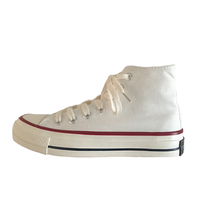 韩国ulzzang复古高帮帆布鞋