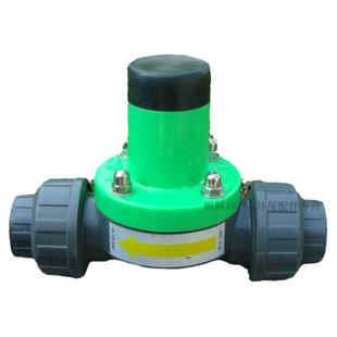 计量泵专用 DN15/25 UPVC活结由令 塑料背压阀/安全阀 单向泄压阀