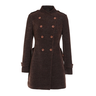 经典故事中长款双排扣风衣外套女2026新款高级感气质复古风夹克