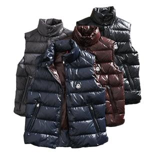 700蓬松度拒跑绒！男女滑雪季经典舒适纯色亮面防水立领羽绒马甲