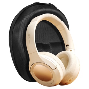 适用iKF King S系列头戴式主动降噪耳机收纳包经久耐用防摔防刮蹭优质选材分隔网兜分类收纳包身轻量收纳包