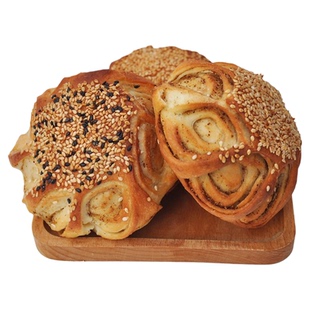 山东单县吊炉烧饼芝麻盐小饼手工芝麻盐烧饼山东特产真空包装面食