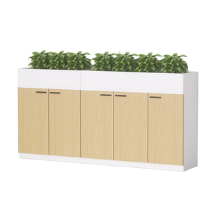 花槽柜隔断柜木质文件柜矮柜办公室资料柜落地柜靠墙档案柜储物柜