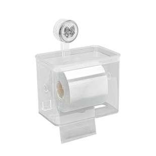 吸盘纸巾盒卫生间厕纸盒浴室抽纸盒放卷纸置物架免打孔防水壁挂式