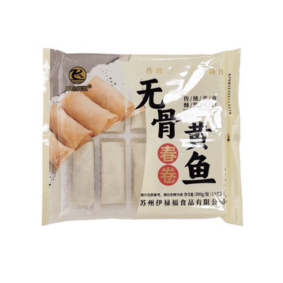 无骨黄鱼春卷手工制作300g10支*20包整箱冷冻半成品油炸点心商用