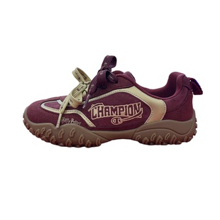 Champion冠军25秋冬男女童鞋厚底双鞋带德训休闲鞋板鞋UF45FWT53
