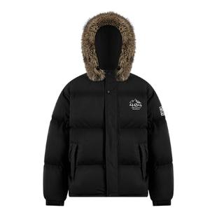 404MOB高充绒90白鸭绒座山雕羽绒服男女款加厚保暖面包服毛领外套