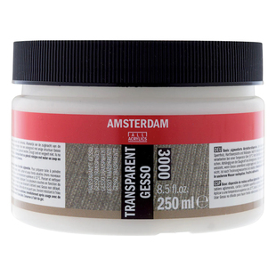 荷兰进口泰伦斯阿姆斯特丹丙烯透明底料油画色粉画底涂磨砂感3000