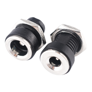 DC直流电源插座022B接头3.5*1.3MM/5.5*2.1MM公头/母头连接器