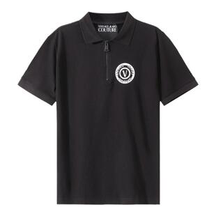 【甄品精选】VJC范思哲 男士棉质短袖POLO衫 76GAGT06 CJ01T
