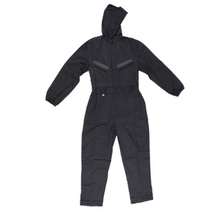 带帽连体工作服男机修夏季薄款防护服连身衣喷漆服大码汽修劳保服