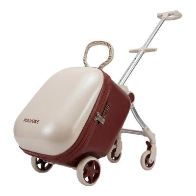 遛娃可坐可骑登机行李箱