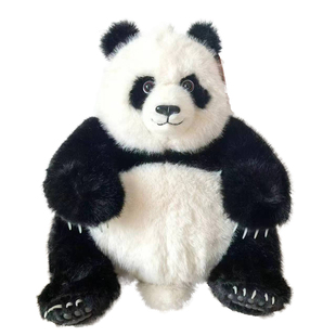 福宝熊猫玩偶仿真毛绒玩具成都神树坪基地大熊猫公仔礼盒生日礼物