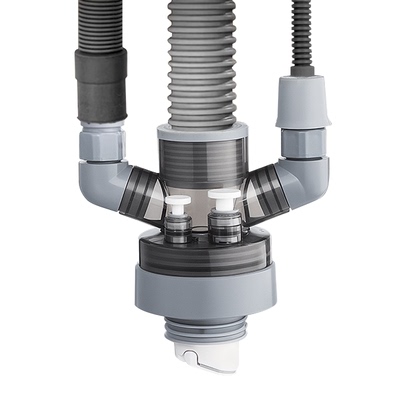 潜水艇厨房下水管三头通下水三通分流器多功能水槽接头防返臭神器
