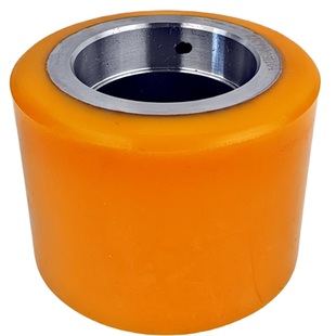 电动液压叉车轮子搬运地牛堆高车配件承重轮辅助驱动轮聚氨酯PU轮