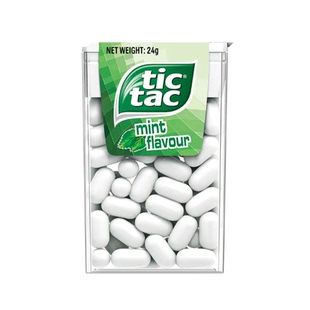 澳大利亚进口tictac嘀嗒糖薄荷味口香糖薄荷糖润喉糖24g口袋盒装