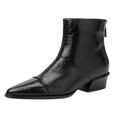 达芙妮洋气小短靴女款2025新款