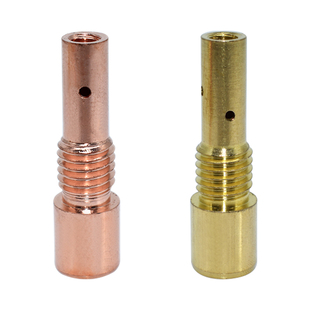 成都203二保焊枪连接杆 导电嘴座 黄铜 内丝 二保焊配件 焊接配件