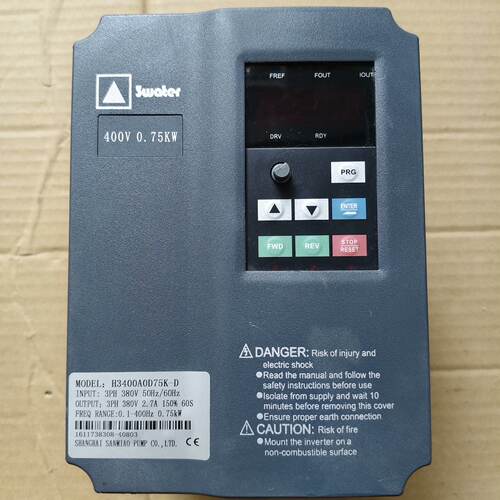 溢价-众辰H3400A0D75K-D     0.7千瓦变频器