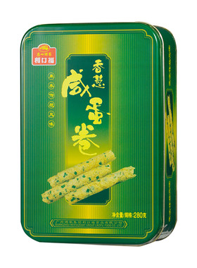 手工鸡蛋卷零食广州酒家咸蛋卷