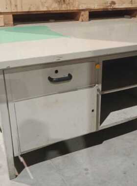 Werkbank Holzplatte 4cm 150x80x83 LxBxH  Schubladen Tisch Ab