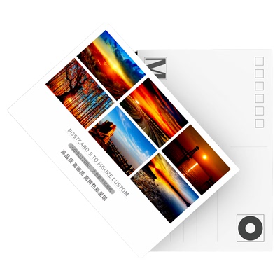 沉墨纸品特种纸明信片定制