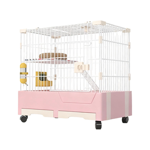 兔笼家用防喷尿豪华大号室内带厕所抽屉式龙猫荷兰猪兔子专用笼子