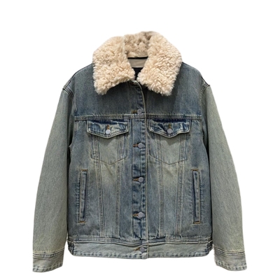 牛仔夹克2025冬新品棉质流浪风