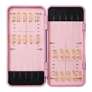 超细竞技狼牙钩短子线双钩成品子线竞技琅琊细短子线秋冬钓钩20付