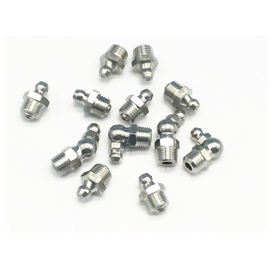 304不锈钢黄油嘴m6直油嘴90度