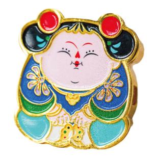 NANIMOMO贵图子联名阿福款车载香薰强力磁易换香片持久留香精致礼