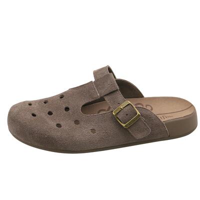 索菲娅包头洞洞勃肯鞋