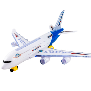 儿童玩具宝宝2-3一6岁1电动万向飞机模型小女孩子4男孩男童玩具车