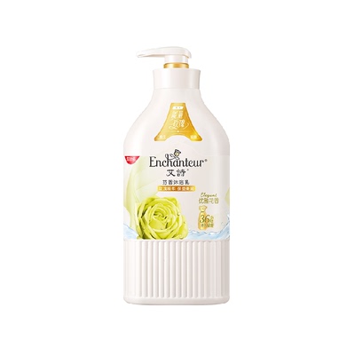 艾诗优雅花香沐浴乳易冲洗420g