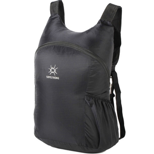 杉木山装大容量皮肤包女超轻薄背包可折叠便携双肩包男旅行郊游包