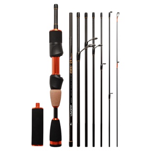 口袋竿旅行便携式多节路亚竿迷你8+1微物UL调L超短轻a4小根钓鱼杆