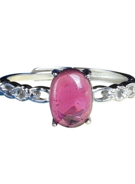 女石榴石百搭天然戒指紫牙乌